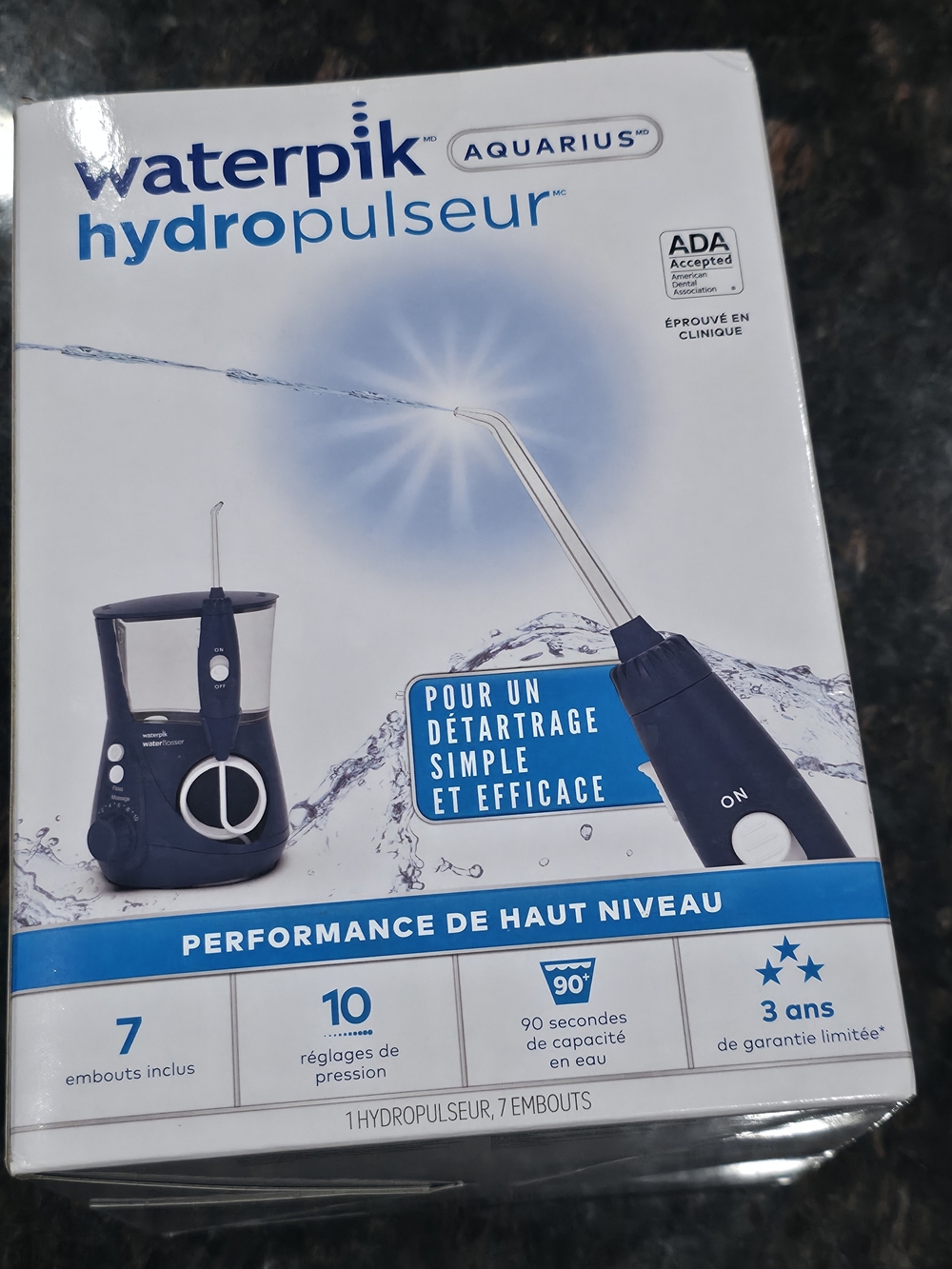 [NEW] Water pik Aquarius Water Flosser - Navy Blue